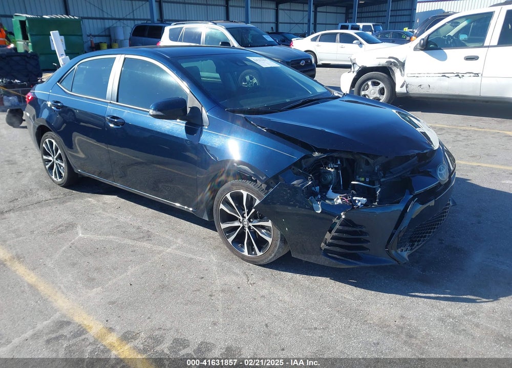 2018 TOYOTA COROLLA SE VIN: 2T1BURHE2JC031596