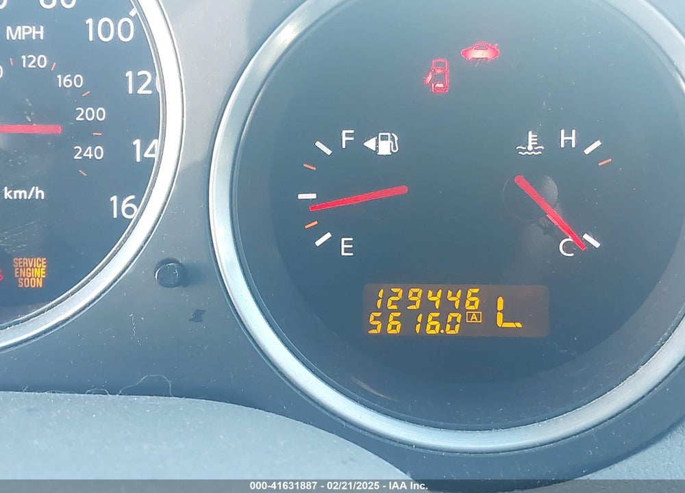 2007 NISSAN MAXIMA VIN: 1N4BA41E97C801662