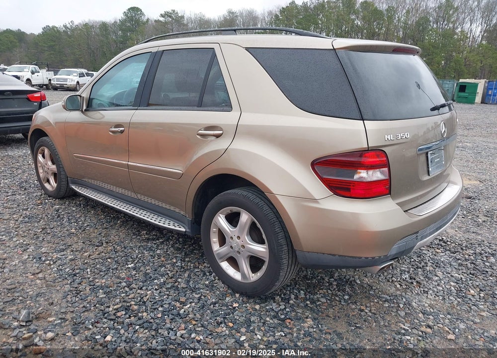 2008 MERCEDES-BENZ ML 350 4MATIC VIN: 4JGBB86EX8A350094