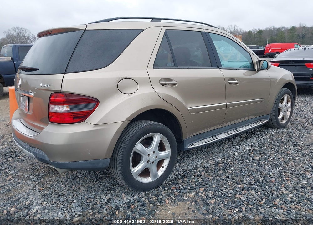 2008 MERCEDES-BENZ ML 350 4MATIC VIN: 4JGBB86EX8A350094