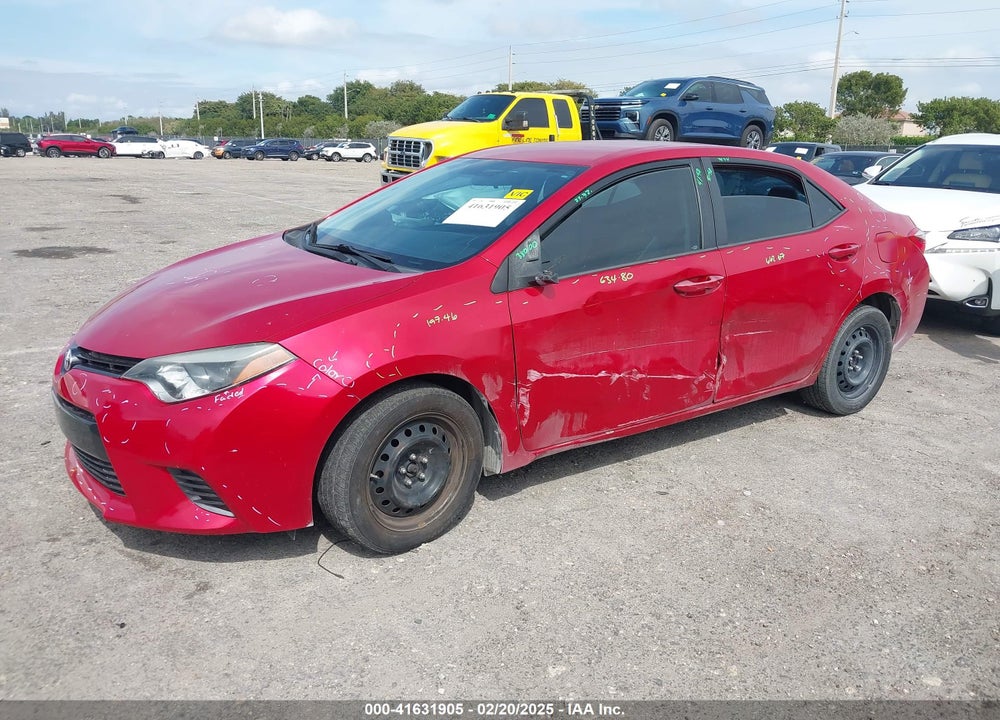2016 TOYOTA COROLLA VIN: 5YFBURHE6GP568979