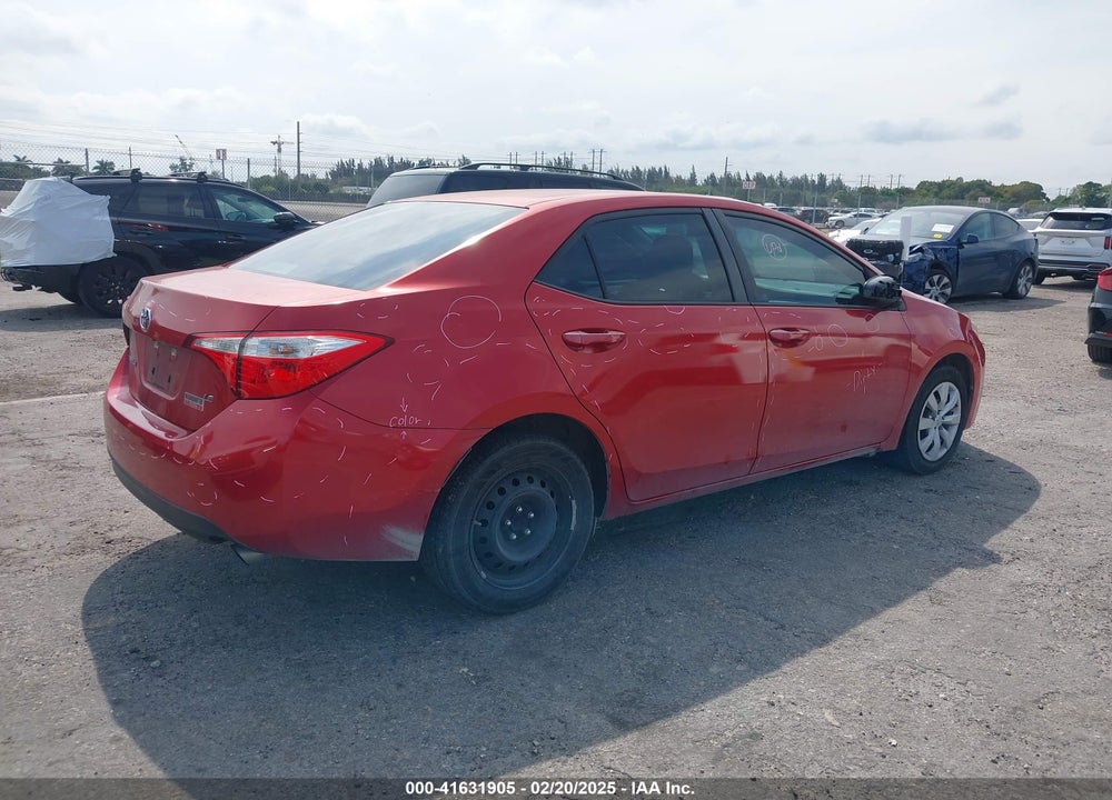2016 TOYOTA COROLLA VIN: 5YFBURHE6GP568979