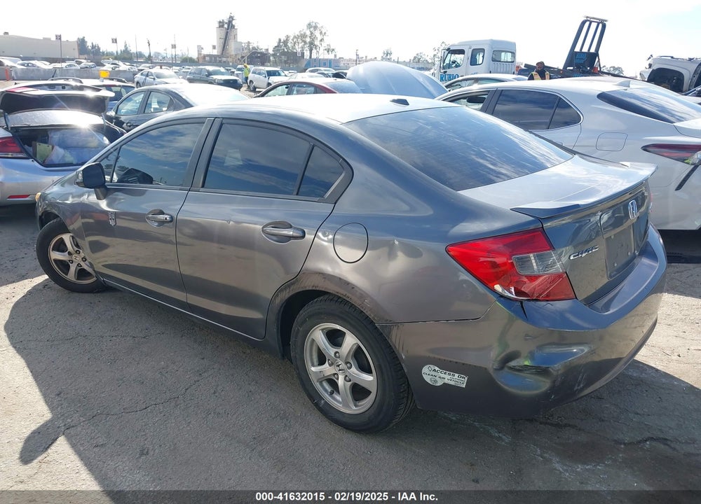 2012 HONDA CIVIC NATURAL GAS VIN: 19XFB5F54CE003080
