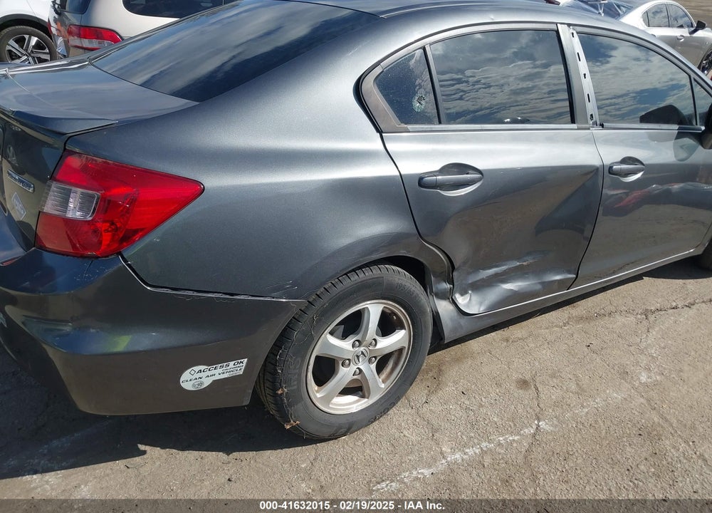 2012 HONDA CIVIC NATURAL GAS VIN: 19XFB5F54CE003080