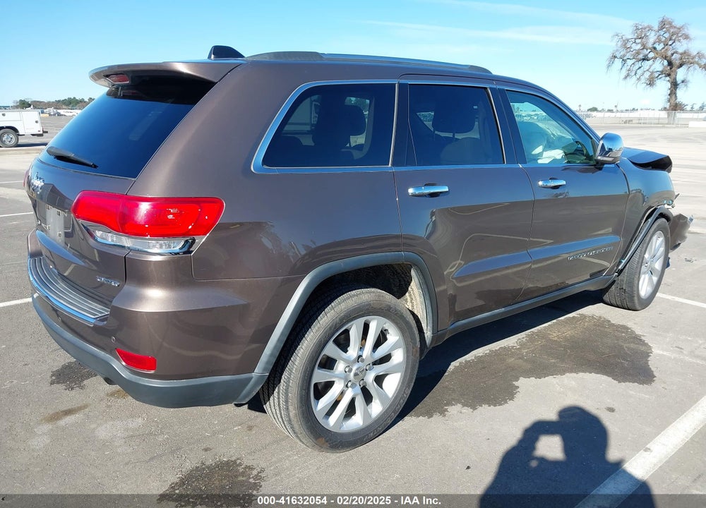 2017 JEEP GRAND CHEROKEE LIMITED 4X4 VIN: 1C4RJFBG2HC771801