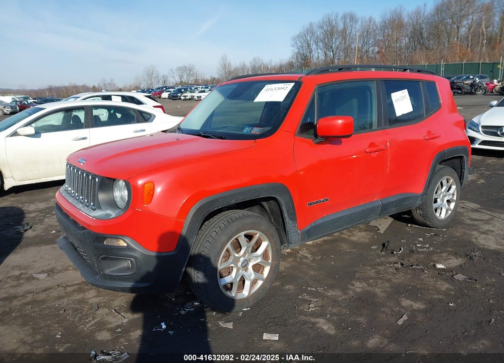 2015 JEEP RENEGADE LATITUDE VIN: ZACCJBBT7FPC19344