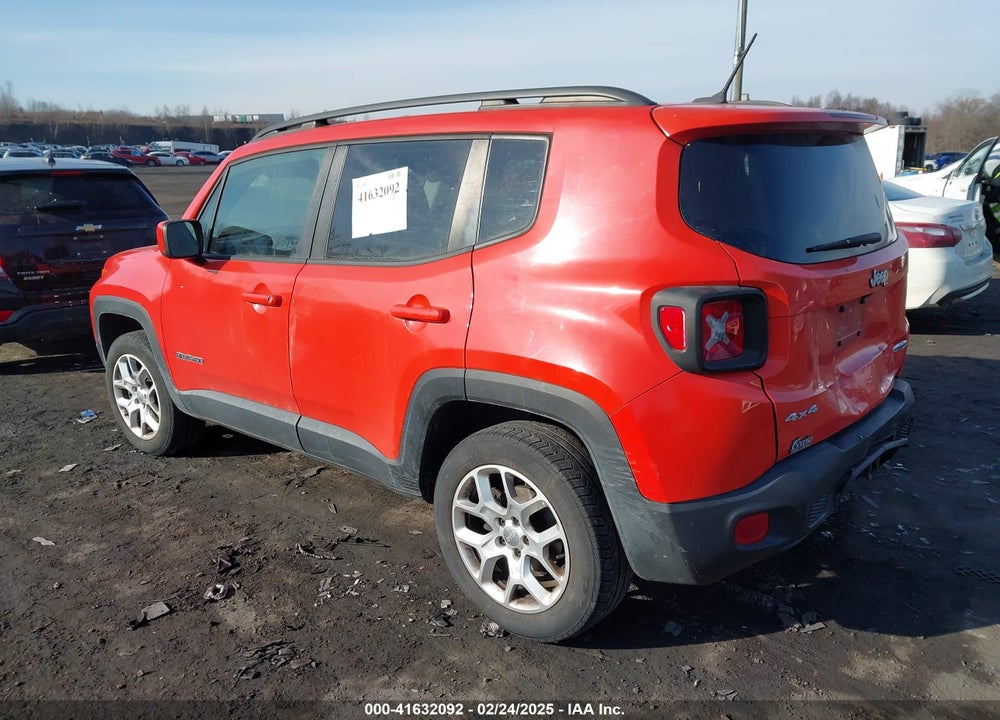 2015 JEEP RENEGADE LATITUDE VIN: ZACCJBBT7FPC19344