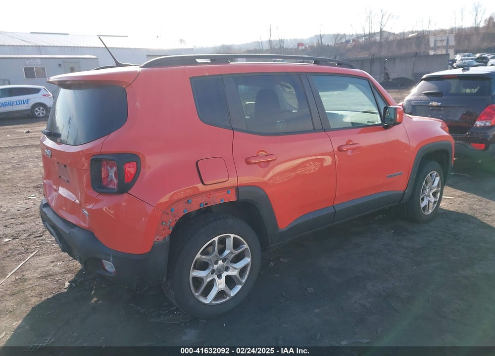 2015 JEEP RENEGADE LATITUDE VIN: ZACCJBBT7FPC19344