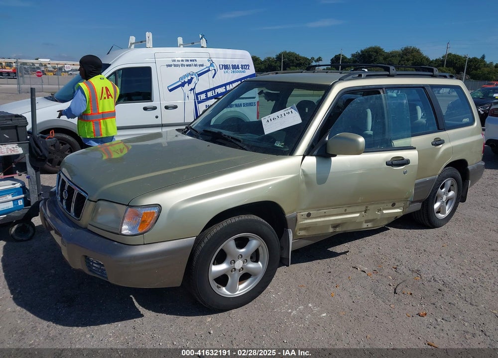 2002 SUBARU FORESTER VIN: JF1SF655X2H757626