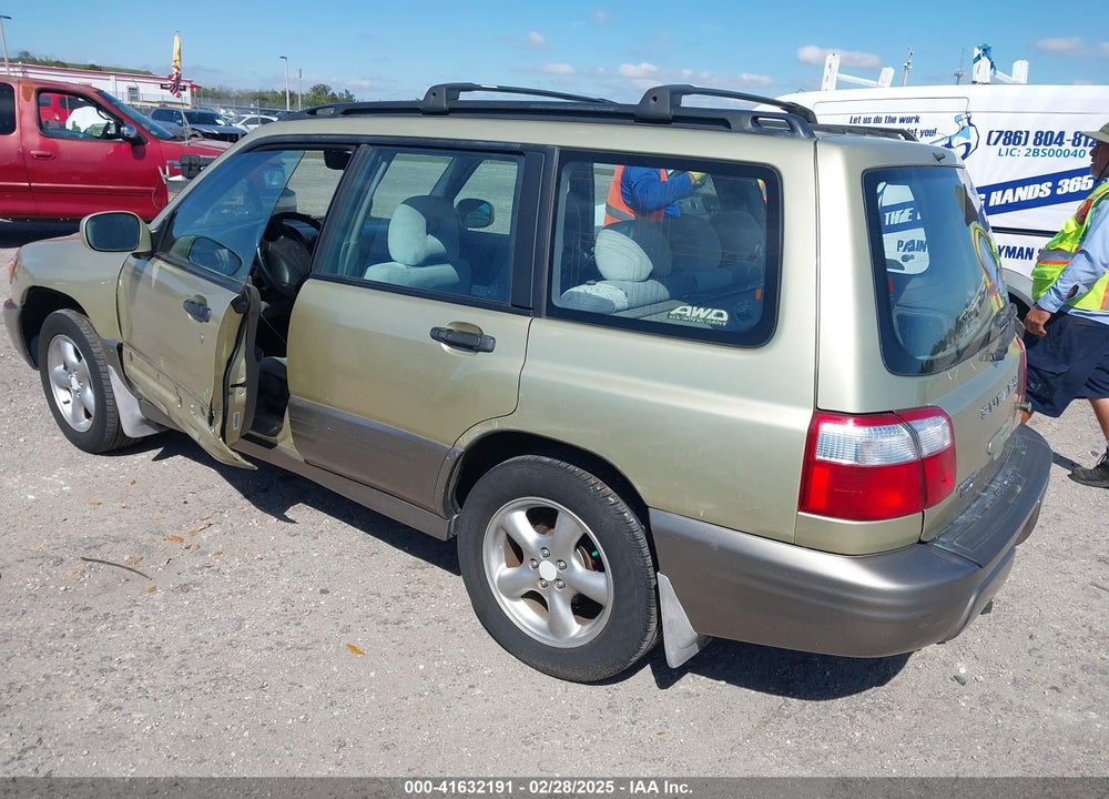 2002 SUBARU FORESTER VIN: JF1SF655X2H757626