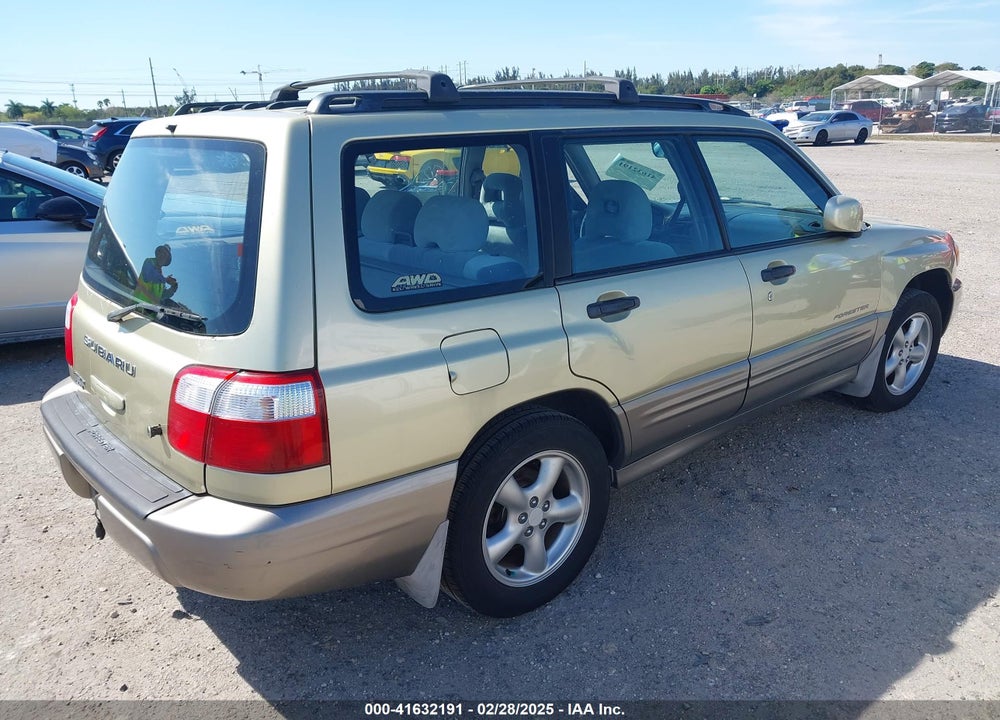 2002 SUBARU FORESTER VIN: JF1SF655X2H757626