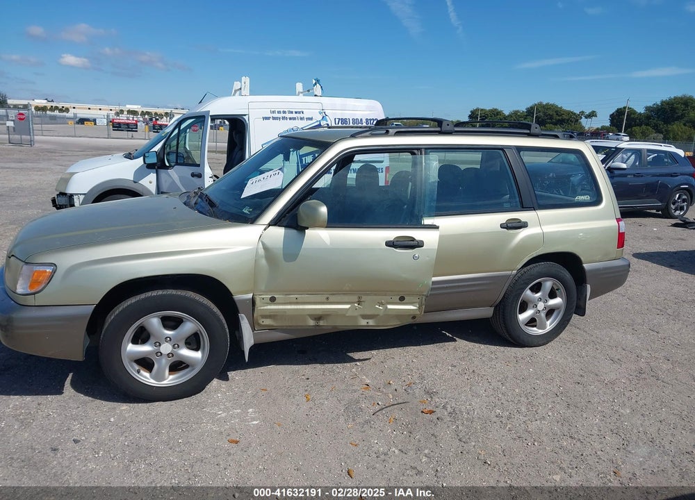 2002 SUBARU FORESTER VIN: JF1SF655X2H757626