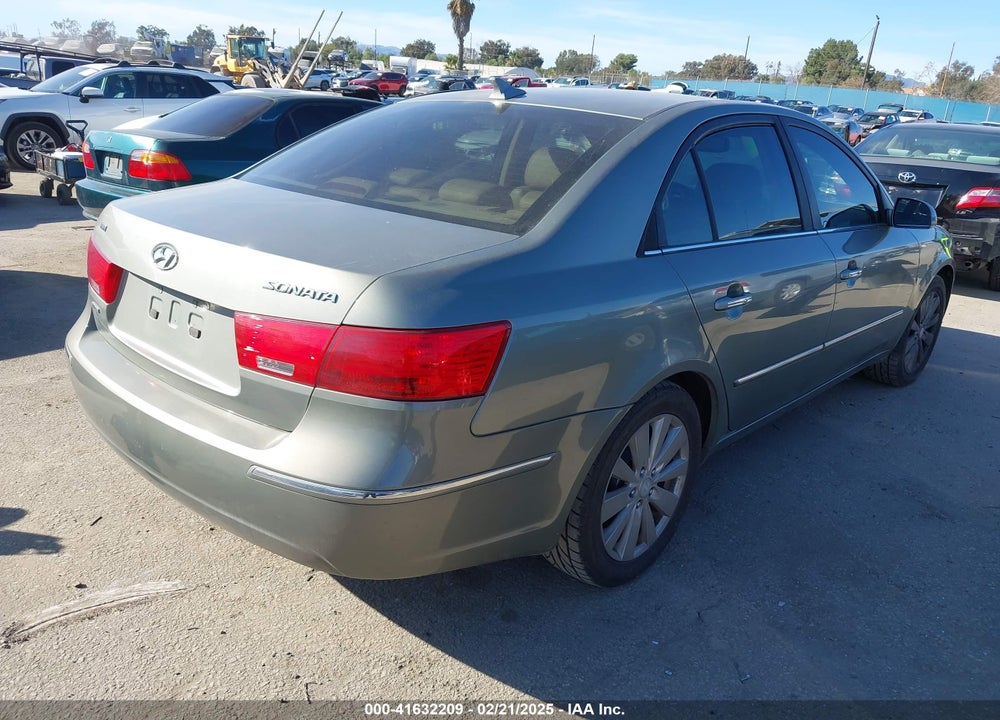 2009 HYUNDAI SONATA LIMITED VIN: 5NPEU46C19H426010