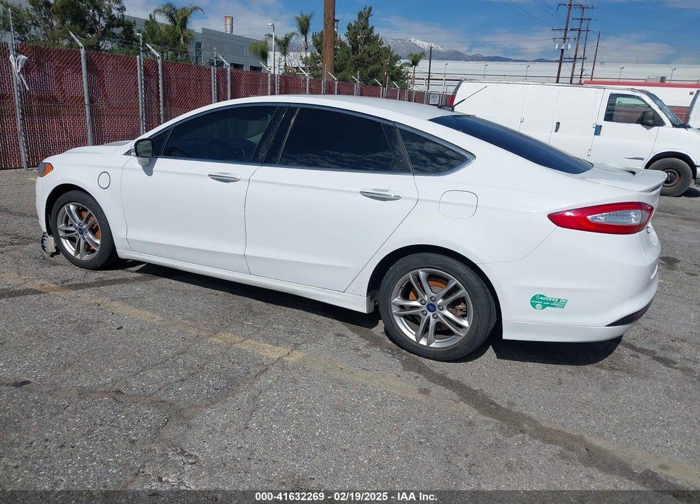 2016 FORD FUSION ENERGI TITANIUM VIN: 3FA6P0SU3GR241668