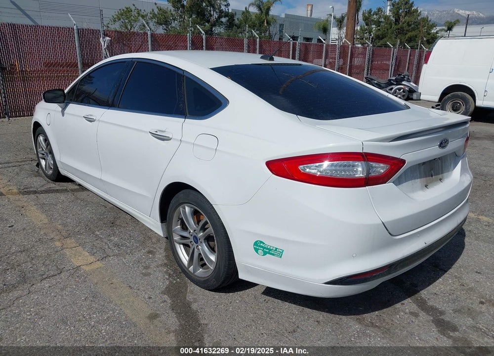 2016 FORD FUSION ENERGI TITANIUM VIN: 3FA6P0SU3GR241668