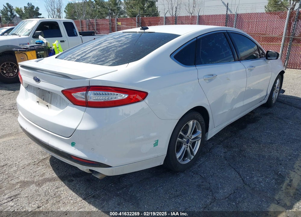 2016 FORD FUSION ENERGI TITANIUM VIN: 3FA6P0SU3GR241668
