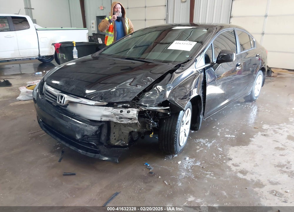 2012 HONDA CIVIC LX VIN: 19XFB2F51CE092198