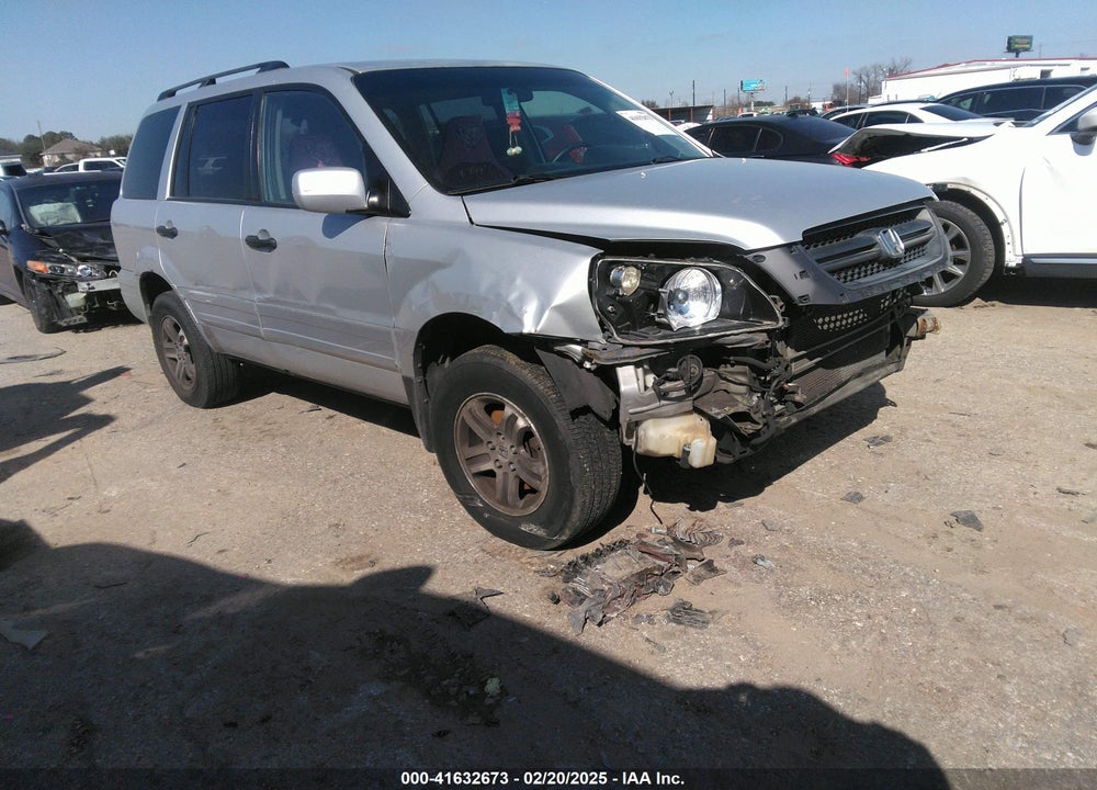 2004 HONDA PILOT EX-L VIN: 2HKYF18584H588133