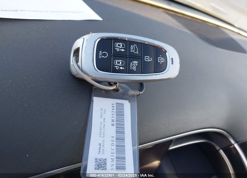 2024 HYUNDAI TUCSON LIMITED VIN: 5NMJECDE4RH352685