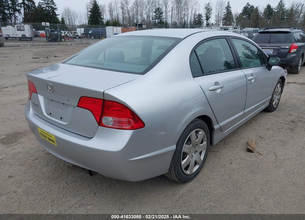 2006 HONDA CIVIC LX VIN: 1HGFA16566L029818