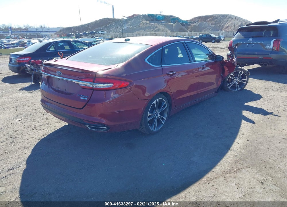 2017 FORD FUSION VIN: 3FA6P0K91HR263827