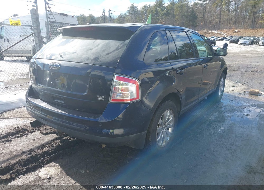 2008 FORD EDGE SEL VIN: 2FMDK48C18BA54950