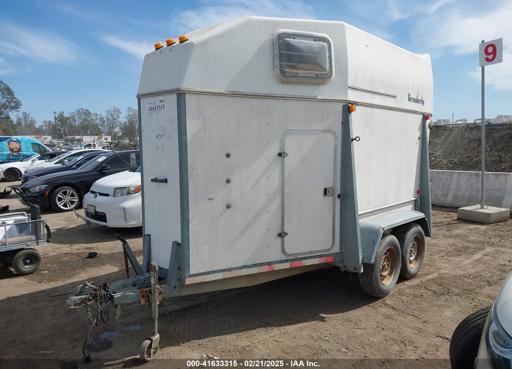 1990 A 2 HORSE TRILER VIN: UH237N406LN264224
