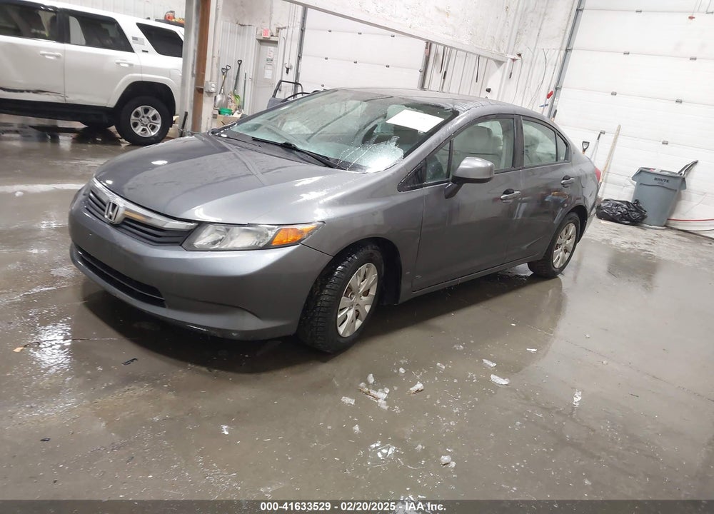 2012 HONDA CIVIC LX VIN: 2HGFB2F57CH574549
