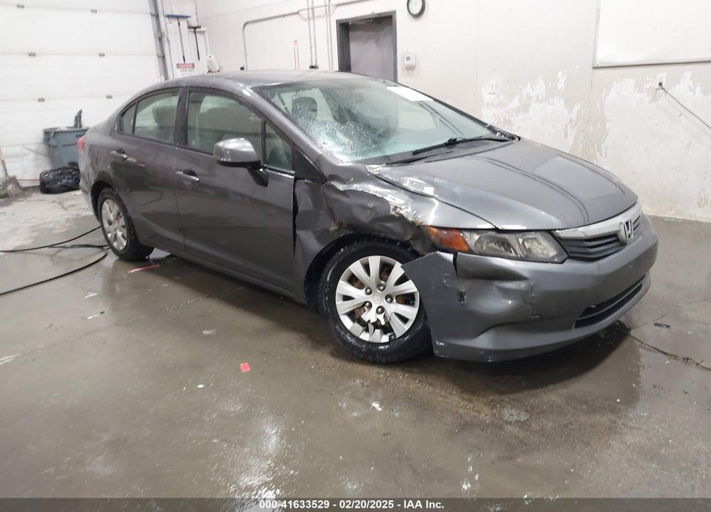 2012 HONDA CIVIC LX VIN: 2HGFB2F57CH574549