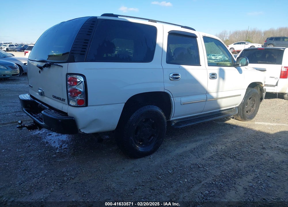 2004 CHEVROLET TAHOE LS VIN: 1GNEC13Z54R112847