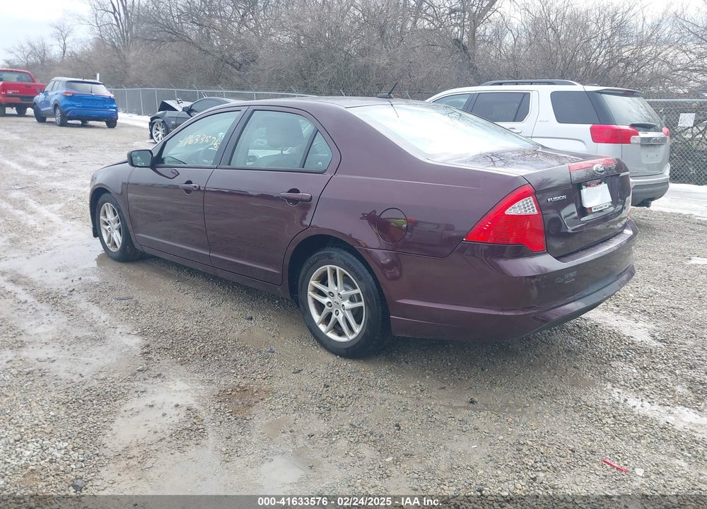 2012 FORD FUSION S VIN: 3FAHP0GA0CR305053