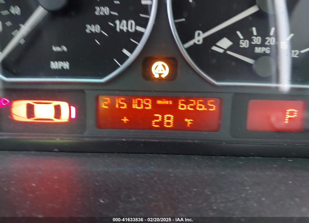 2001 BMW 330I VIN: WBAAV53421JS90915