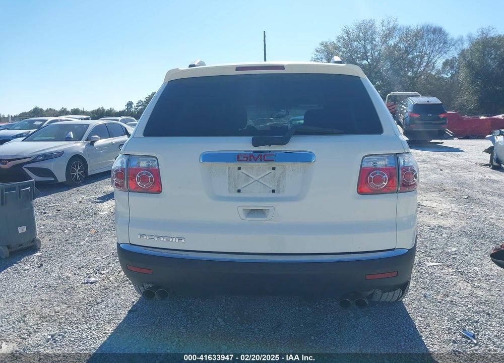 2010 GMC ACADIA SL VIN: 1GKLRKED0AJ121296
