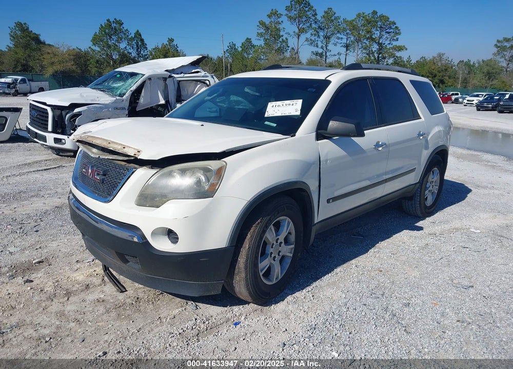 2010 GMC ACADIA SL VIN: 1GKLRKED0AJ121296