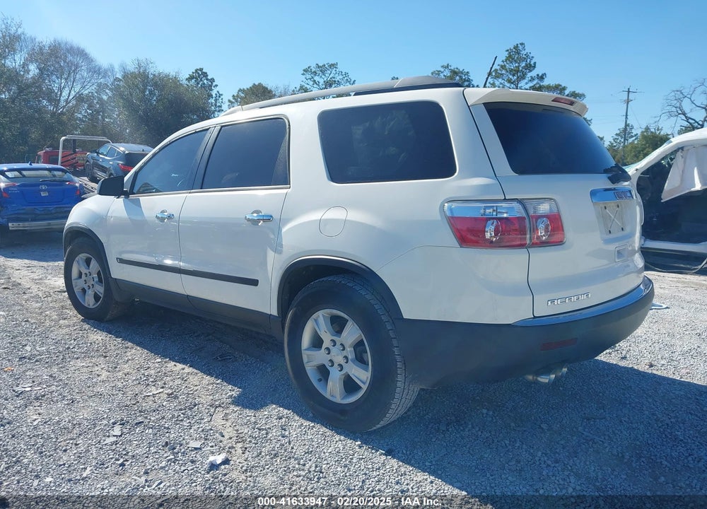 2010 GMC ACADIA SL VIN: 1GKLRKED0AJ121296