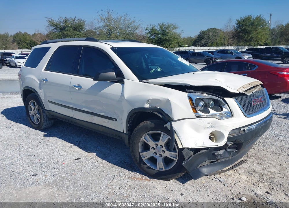 2010 GMC ACADIA SL VIN: 1GKLRKED0AJ121296