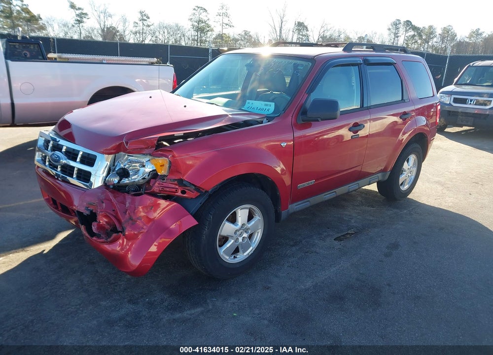 2008 FORD ESCAPE XLT VIN: 1FMCU03118KD07016