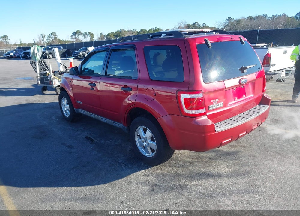 2008 FORD ESCAPE XLT VIN: 1FMCU03118KD07016