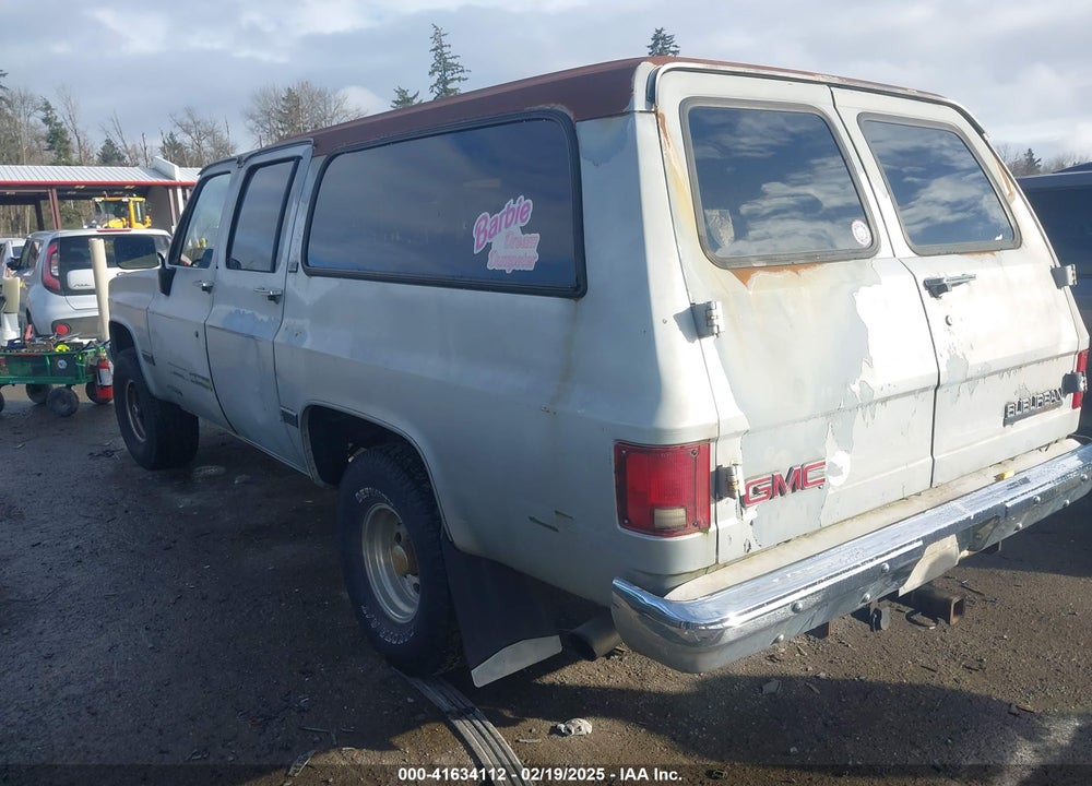 1991 GMC SUBURBAN V15 CONVENTIONAL VIN: 1GKEV16K7MF512125