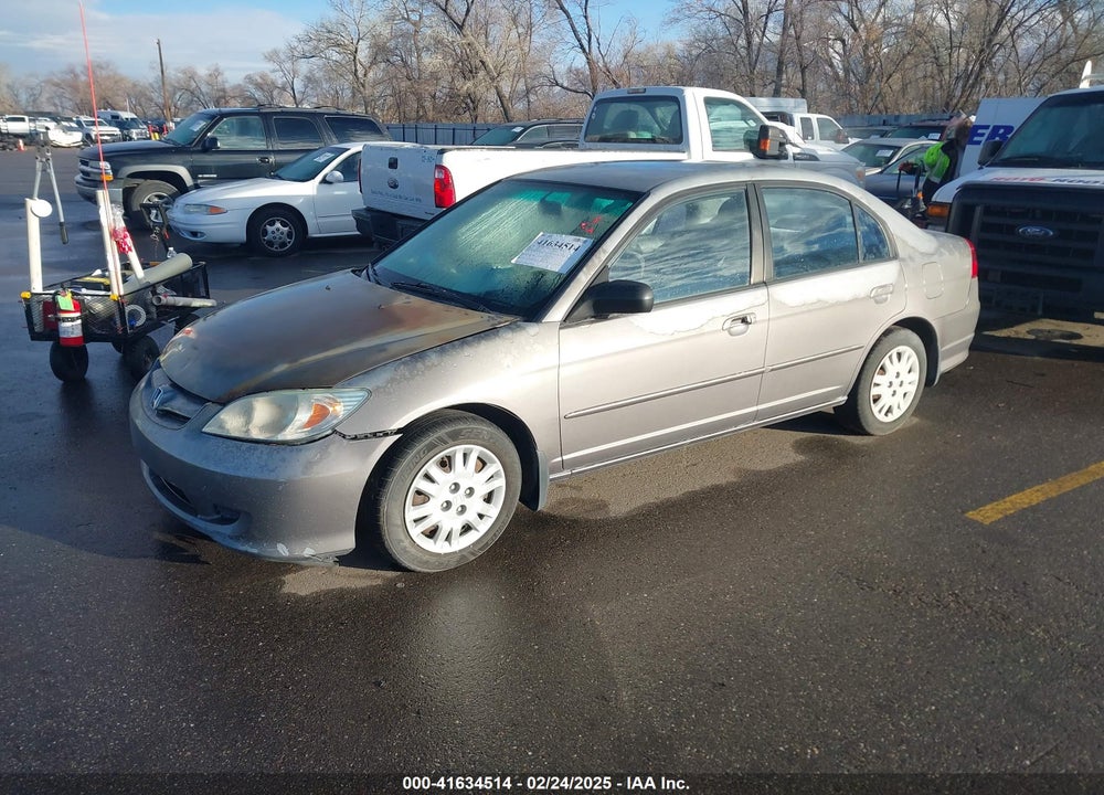 2004 HONDA CIVIC LX VIN: 2HGES16694H516538