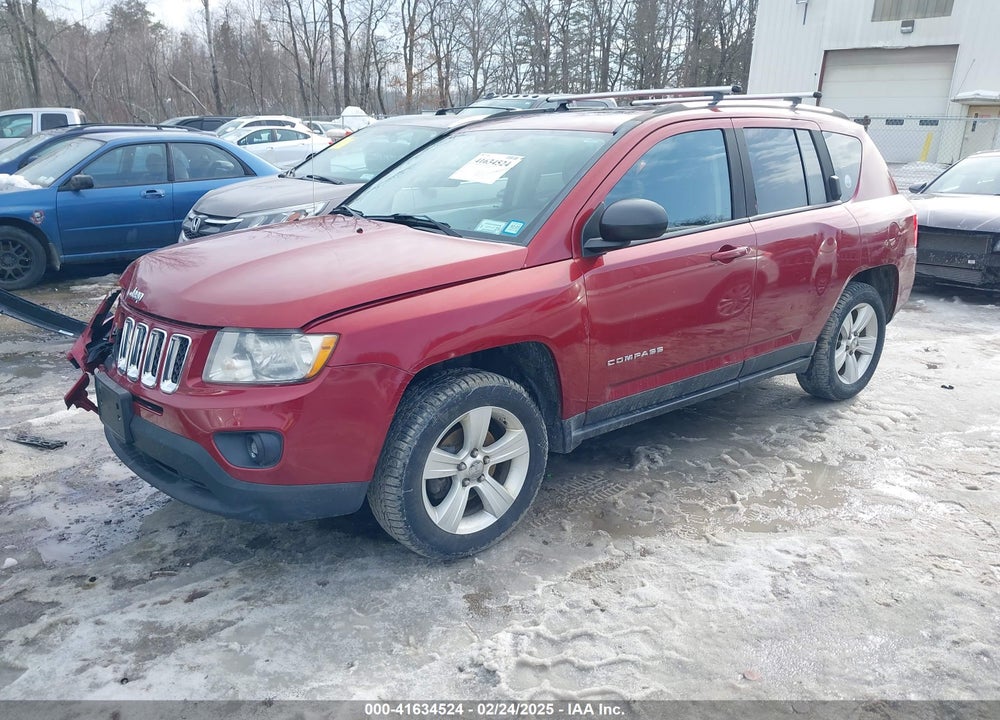 2012 JEEP COMPASS LATITUDE VIN: 1C4NJDEBXCD615978