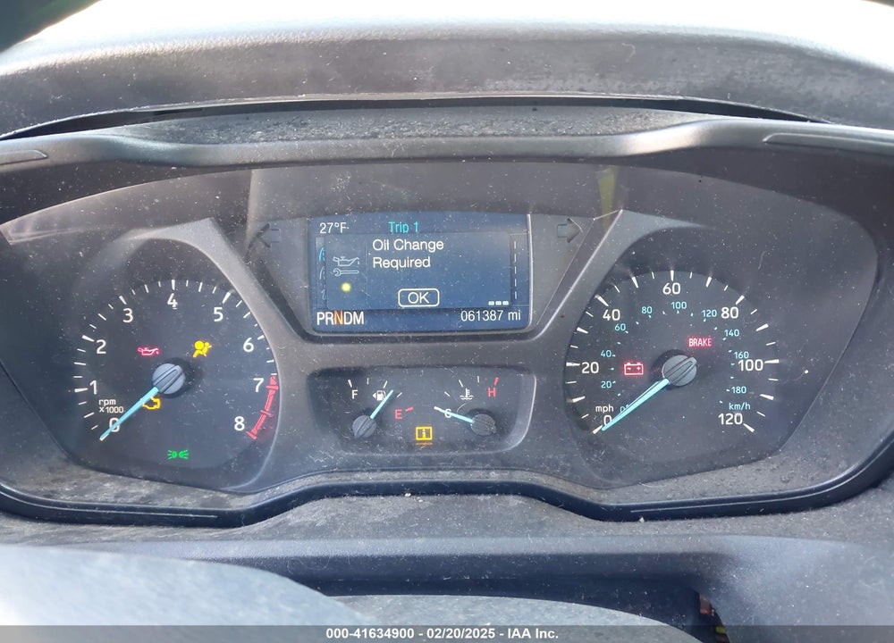 2019 FORD TRANSIT-350 CAB VIN: 1FDBF8ZM1KKB46972