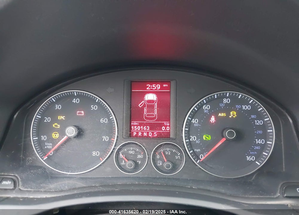 2009 VOLKSWAGEN EOS KOMFORT VIN: WVWBA71F19V015821