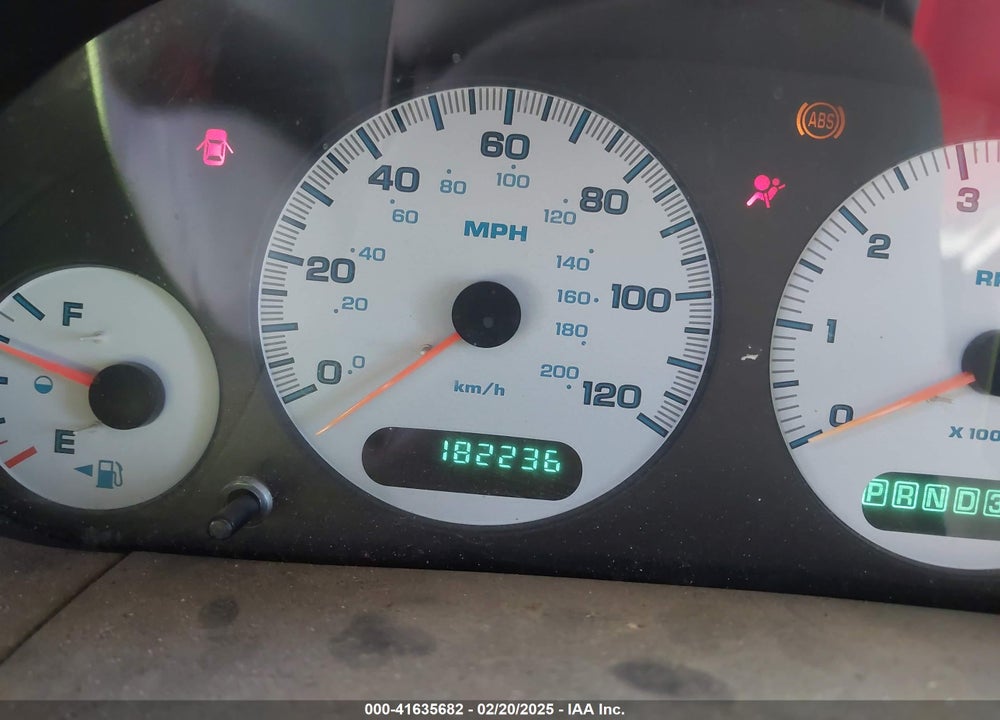 2002 DODGE GRAND CARAVAN SPORT VIN: 1B4GP44312B549653
