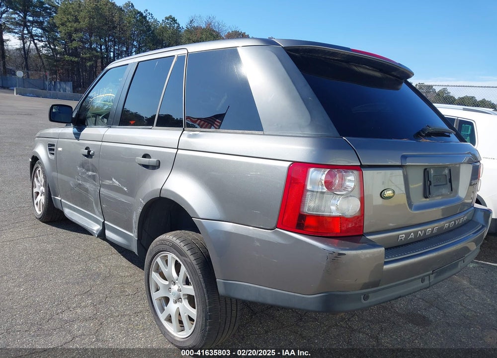 2009 LAND ROVER RANGE ROVER SPORT HSE VIN: SALSK25479A197162