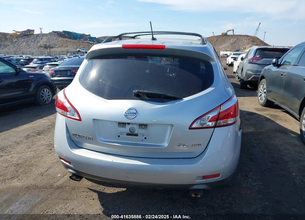 2013 NISSAN MURANO SL VIN: JN8AZ1MW1DW307537