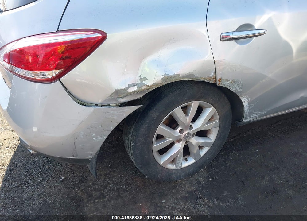 2013 NISSAN MURANO SL VIN: JN8AZ1MW1DW307537