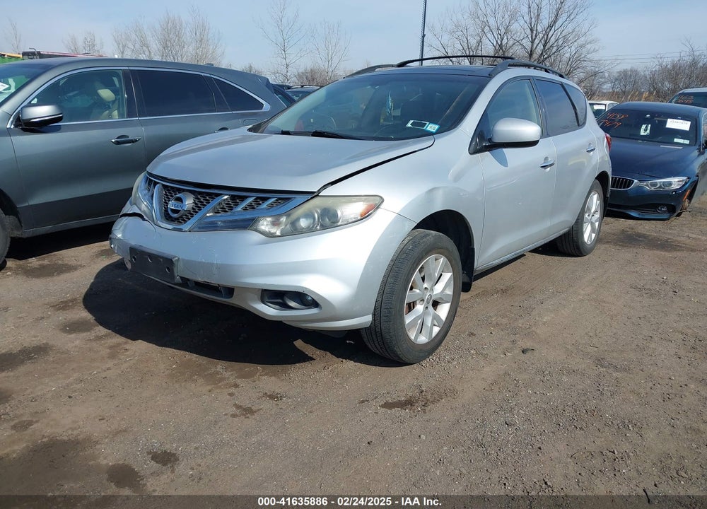2013 NISSAN MURANO SL VIN: JN8AZ1MW1DW307537