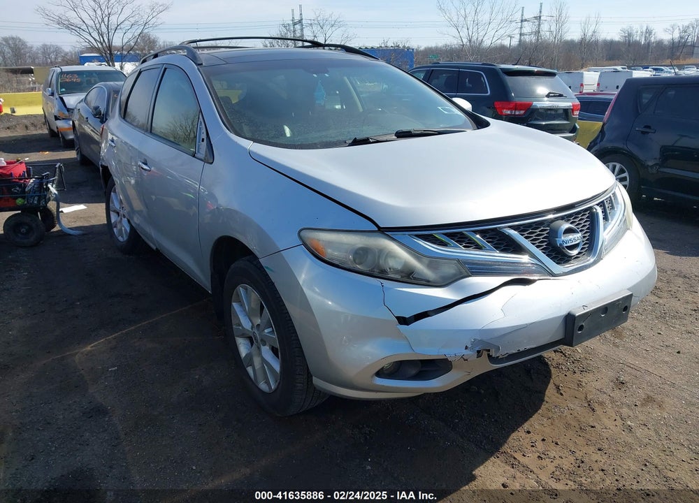 2013 NISSAN MURANO SL VIN: JN8AZ1MW1DW307537
