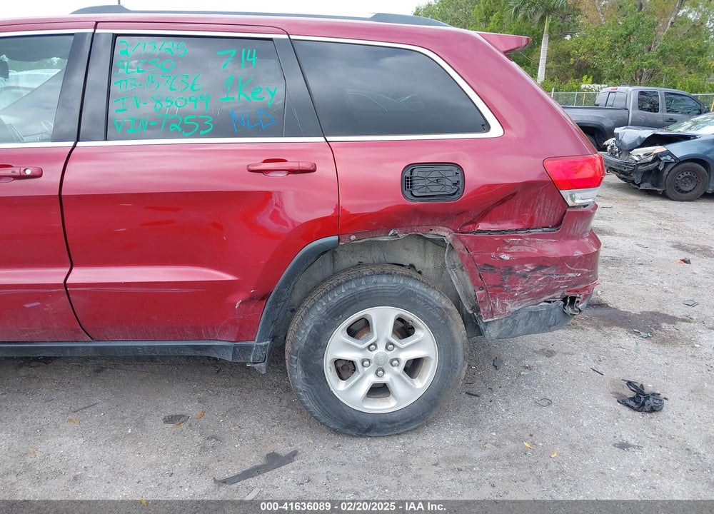 2014 JEEP GRAND CHEROKEE VIN: 1C4RJFAG5EC237253